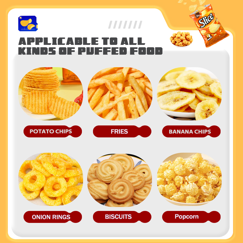 Fully Automatic Vertical Small Potato Plantain Banana Chips Filling Packing Packaging Machine Modified Atmosphere One Head