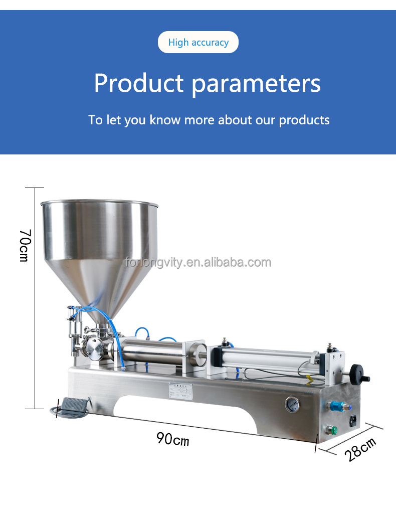 Electrically Driven Semi-Automatic Tube Filling Machine for Honey Paste Shampoo Cream Liquid Bottle Washing Specialized
