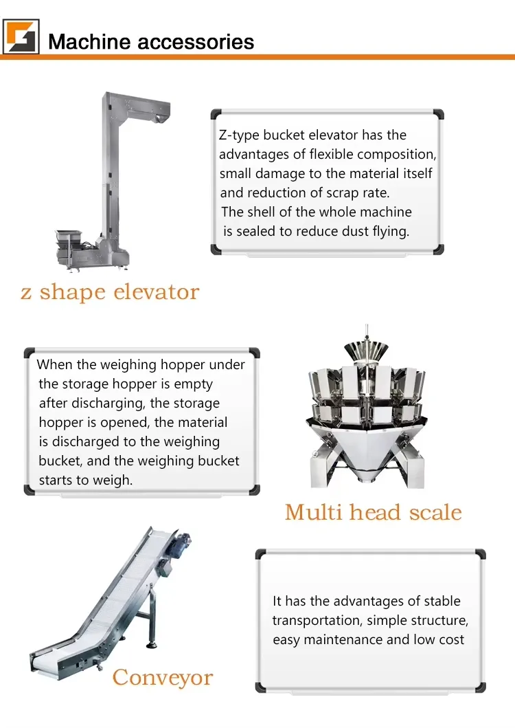 Automatic Vertical Sugar Salt Bagging Machine Snack Chips Bean Cereal Bag Packaging Machine