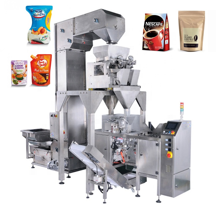 CE Approved Linear Automatic Mini Stand Up Pouch Packaging Machine Kraft Paper Doypack Bags With Zipper Packing Machine