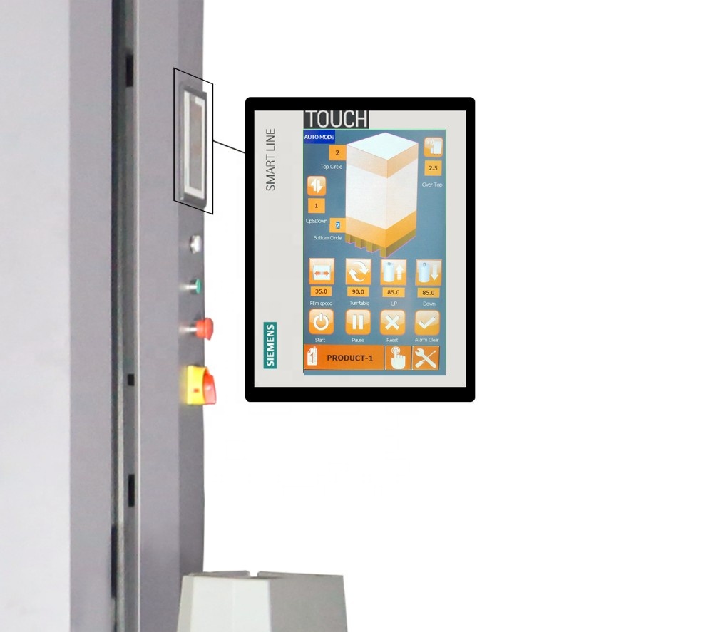 Industry Semi Automatic Stretch Wrapper Film Shrink Wrap Pallet Wrapping Machine