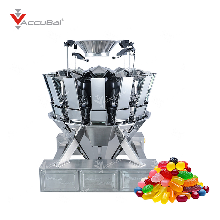 10 Head Multihead Weigher Nut And Snack Food Packaging Machine Combination Scale Weighing Packing Scale