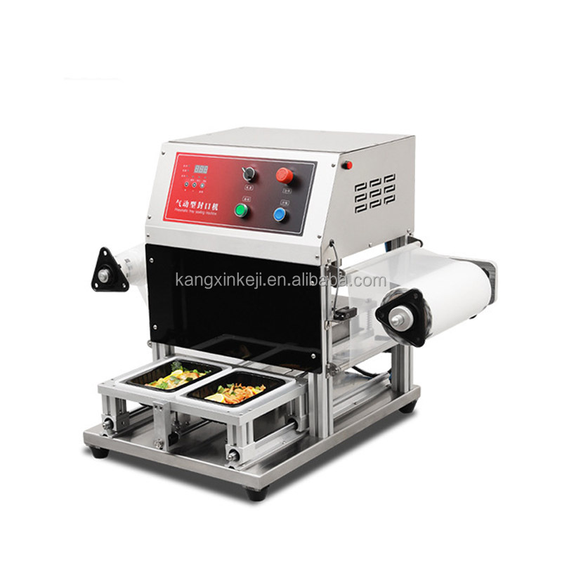 Fully Automatic Plastic Top Tray Sealer Packaging Machine Blister Prepared Meals Food Seal