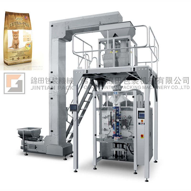 JT-920S 10g,1kg,5kg 20kg 30kg 50kg Full Automatic Large Pet Food /rice / Grain /cement Plastic Bag Vertical Packing Machine