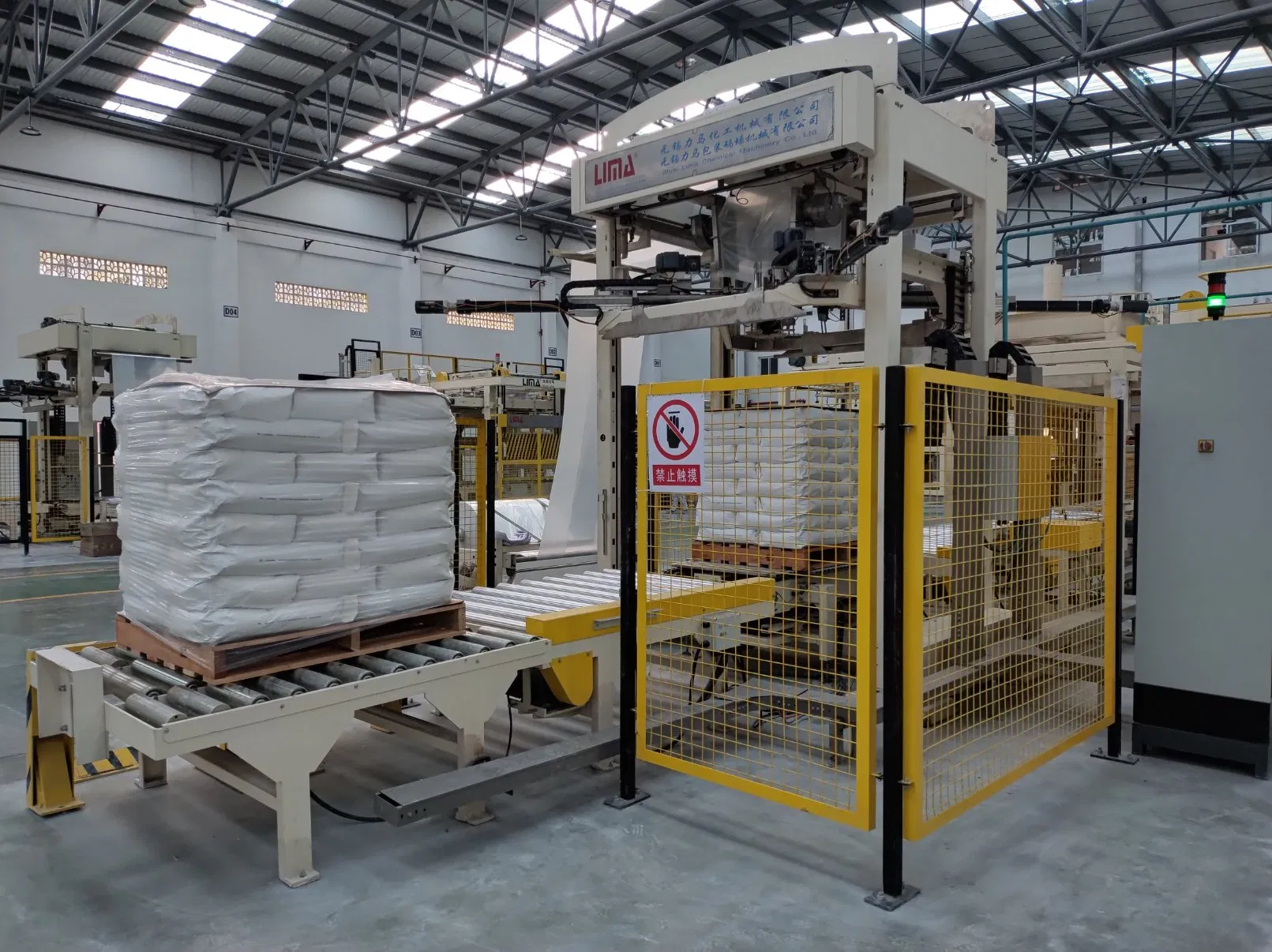 Fully Automatic Industrial Stretch Film Wrapping Machine for Palletizer Solutions
