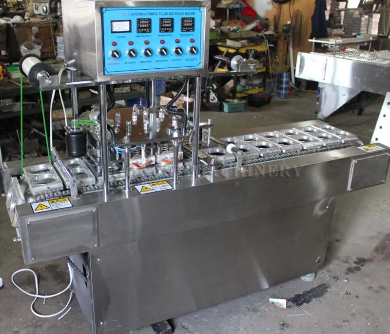 Industrial Automatic Cup Sealing Machine Detailed View 1