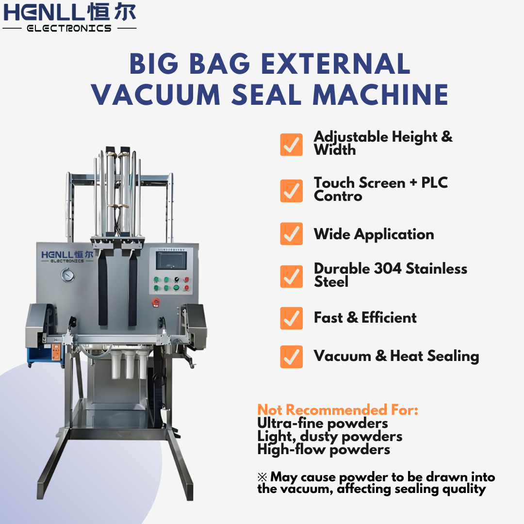 Big Bag External Vacuum Seal Machine Details