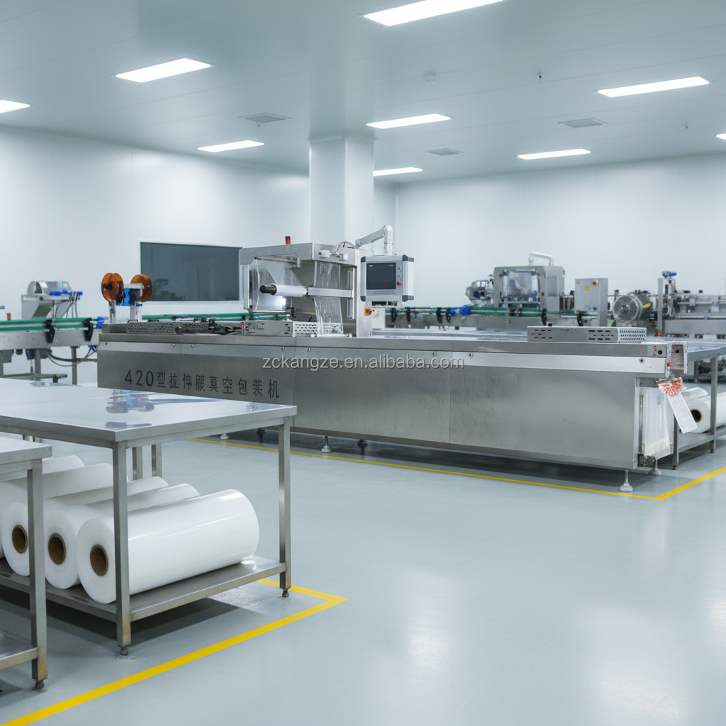 320 420 520 Industrial Automatic Vaccuum Thermoforming Packaging Machine Thermoformer Packaging Machine