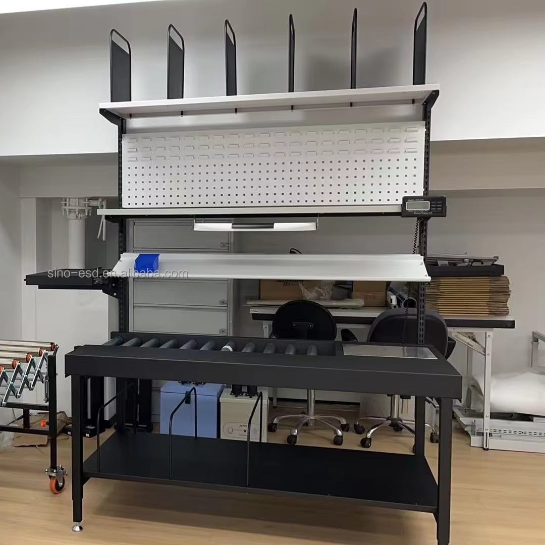 Produce Functional Packing Station Convenient packaging Table For Bulk Orders