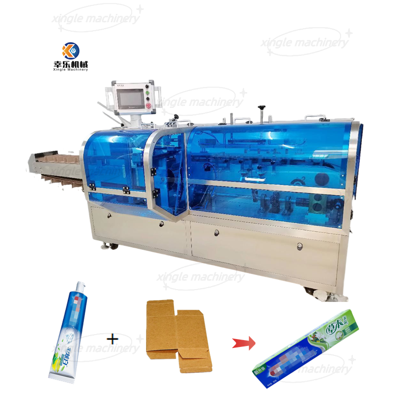 Multi-functional Automatic Cartooning Machine Bottles Soap Blister Carton Packing Cartoning Machine for Biscuit