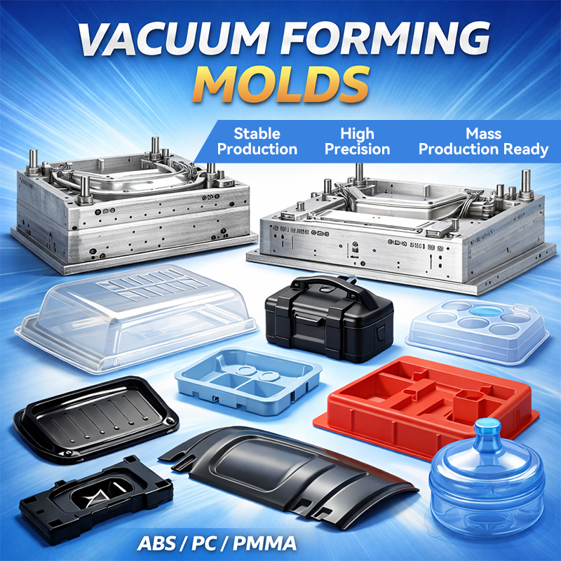 Custom Thick Thermoforming Vacuum Forming Service ABS PC PMMA Large Thick Thermoformed Parts