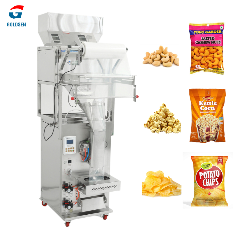 500g 1000g Filling Sealing Potato Chips Grain Nuts Sugar Rice Popcorn Beans Sachet Snacks Food Multi-function Packaging Machines