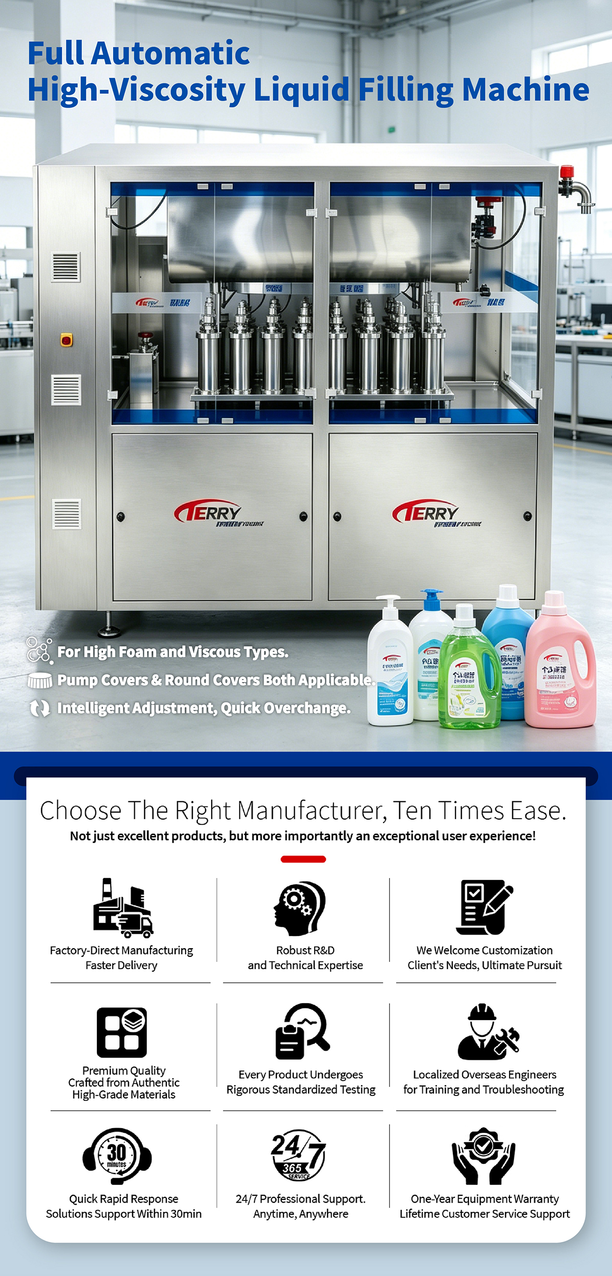 High Viscosity Liquid Filling Machine