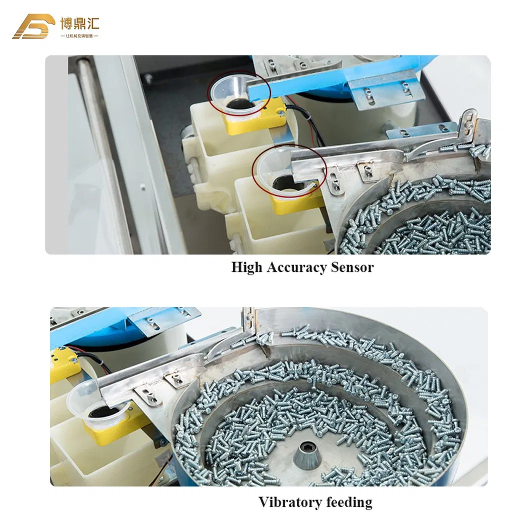 Vertical Counting Automatic Packing Machine with Vibration Bowl Counting Bagging Machine for Fastener Clip Nails Screws and Nuts