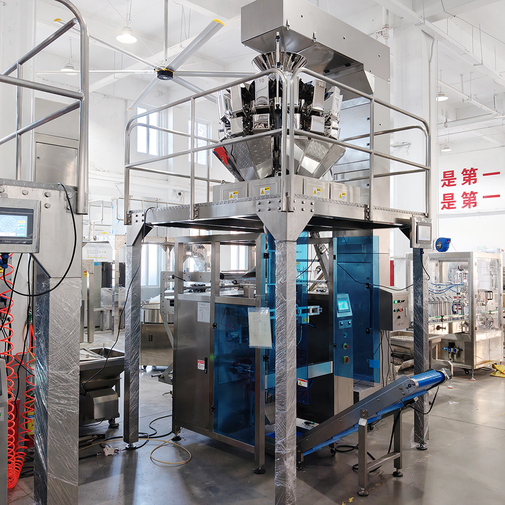 Cheap Multi Head 8 10 14 16 Heads Nuts Seed Granule Chips Snack Food Popcorn Candy Automatic Packing Machine With Film Roll