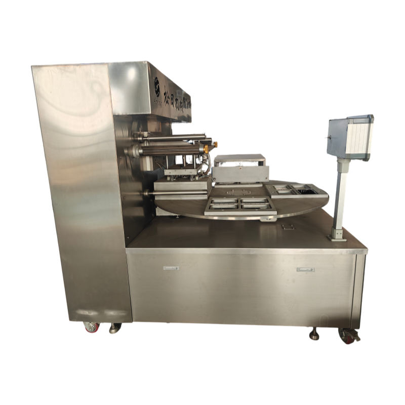 Rotary Tray Electric Food Vacuum Sealer / High Efficiency / for Beef Seafood Ham & Commodity Products