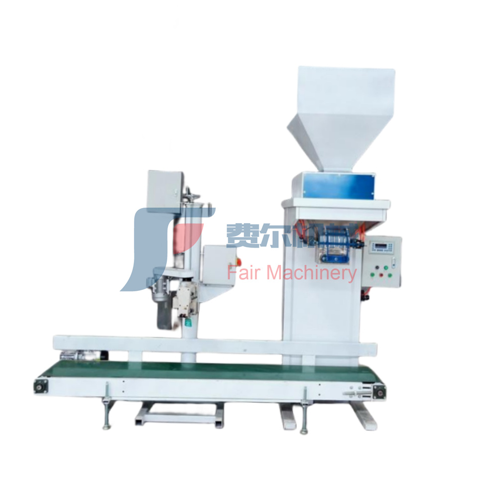 High Precision Automatic Industrial Salt Paddy Peanuts Bagging Machine 25kg 40kg 50kg Open Mouth Bag