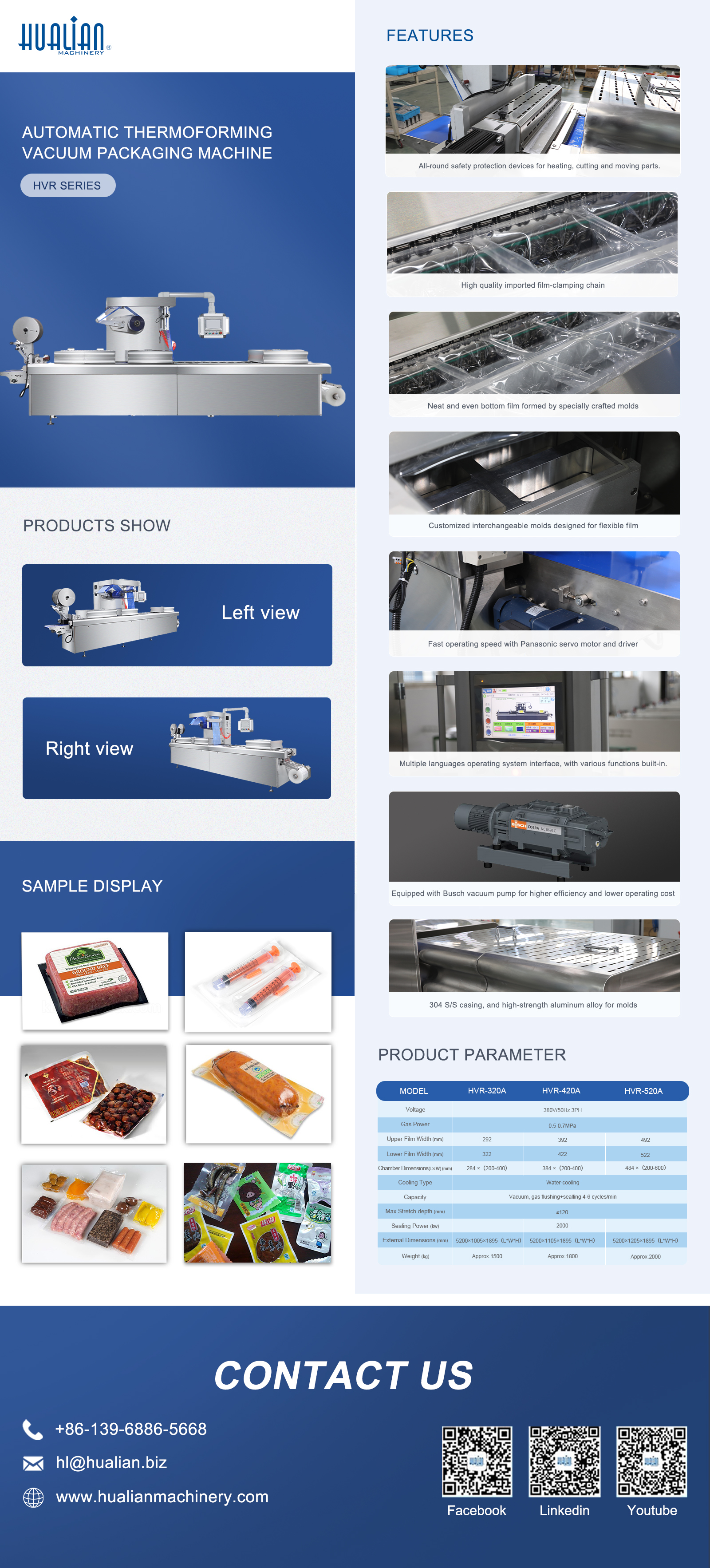 Continuous Vacuum Thermoforming Packaging Machine Scene Image