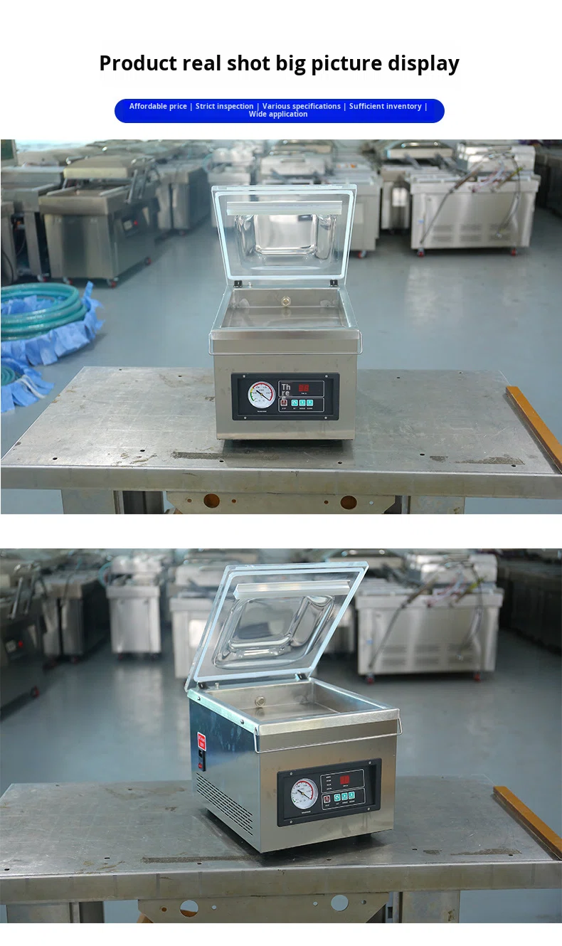 Vacuum Packing Machine Specifications Chart