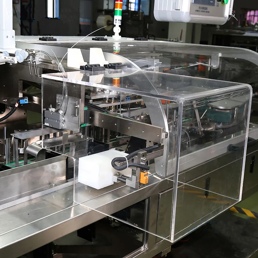 Automatic Sorting Cartoning Line 20g Seasoning Packets Powder Stick Sachet Packing Machine
