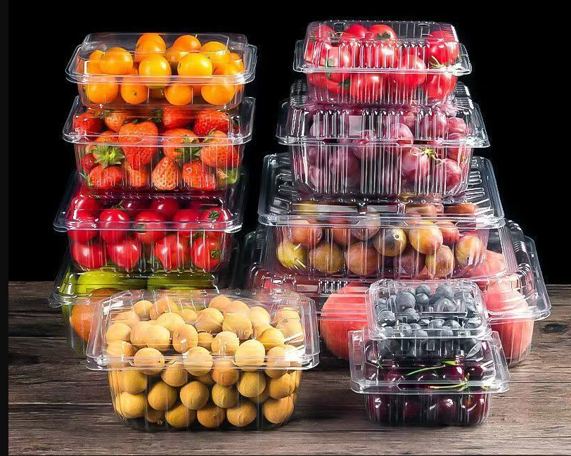 Fruit tray machine