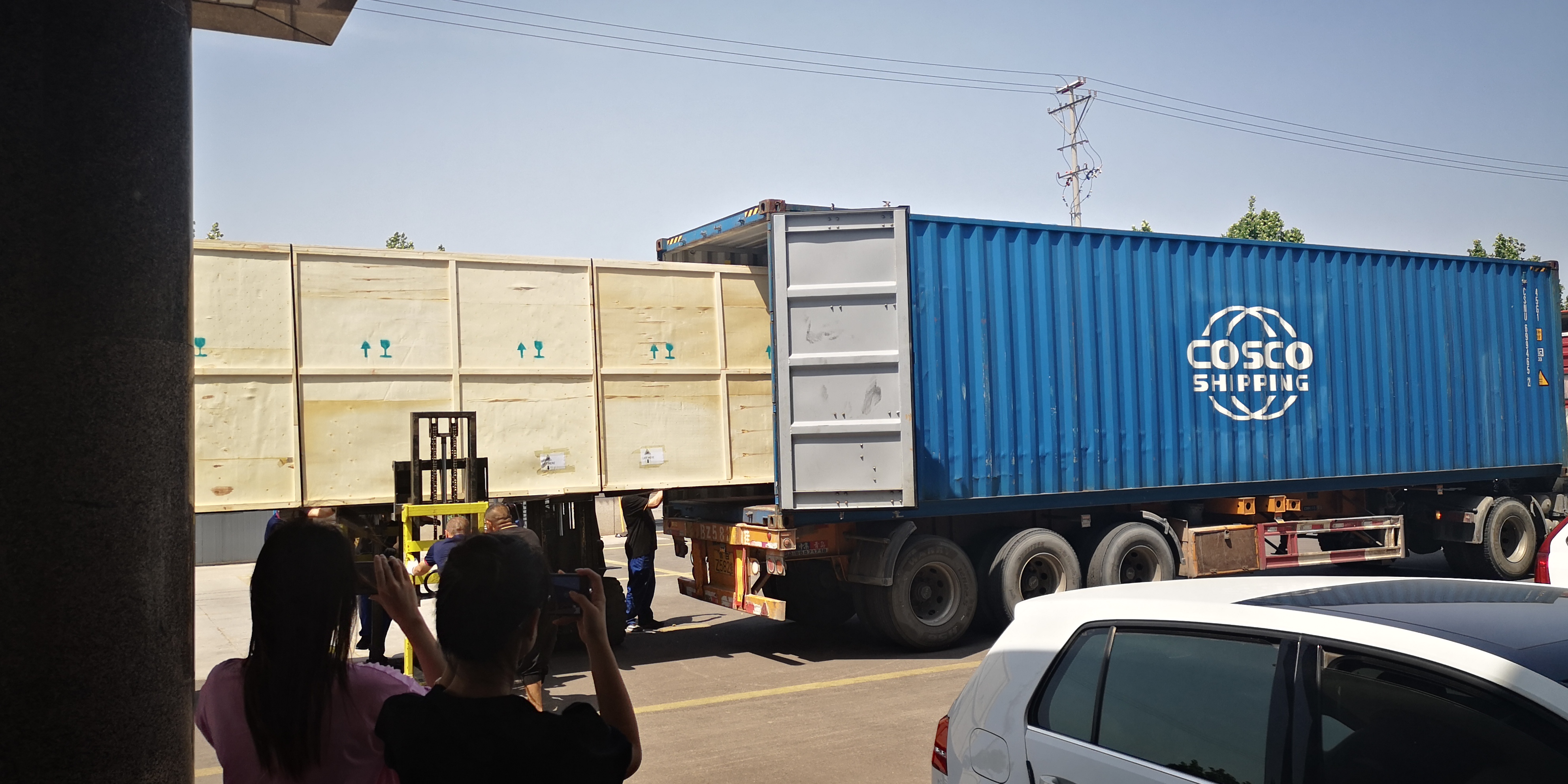 Packaged Machine Delivery