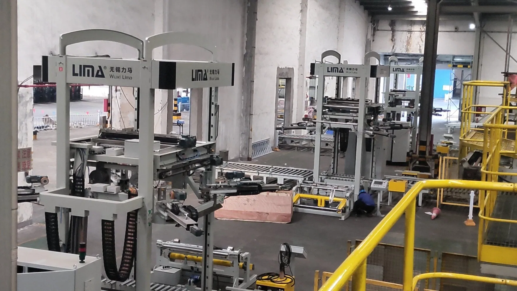 Fully Automatic Industrial Stretch Film Wrapping Machine for Palletizer Solutions