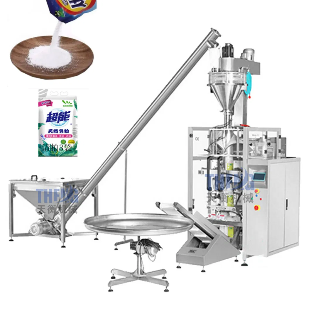 China Automatic Powder Bags Packaging Machine Vertical Vffs Flour Powder Milk Coffee Filling Machine Sugar Salt Rice Packing Packaging Machine