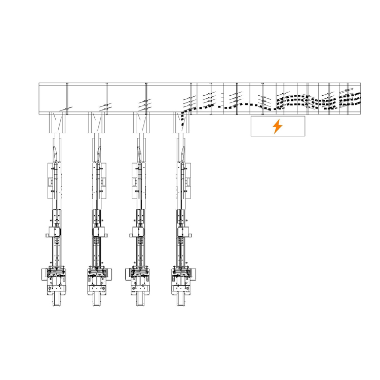 Soap packing line equipment view 2