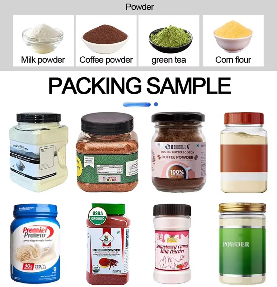 Fully Automatic Powder Capping/Labeling/Packing/Filling/Packaging Machine with Can and Jar for Milk and Spice Medicine and Chemical