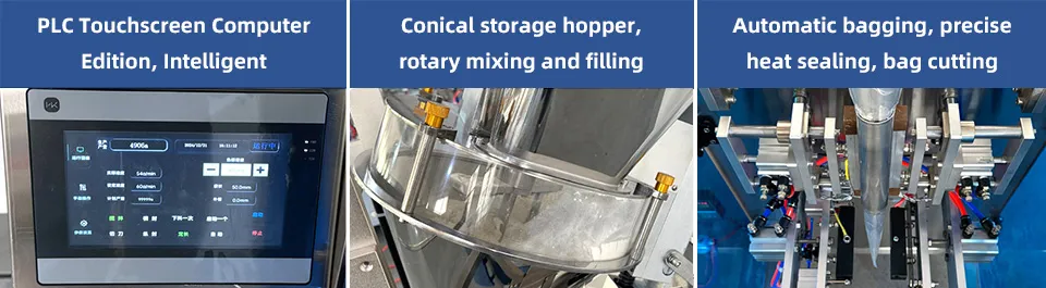 Powder Packaging Process Demonstration Banner