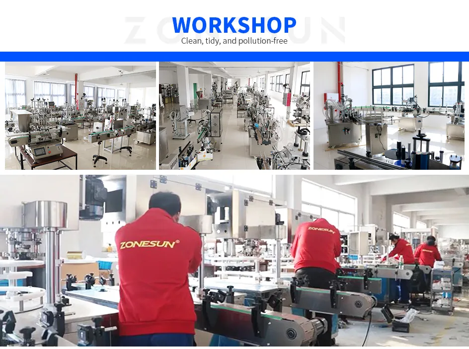 Standard packaging line operation process