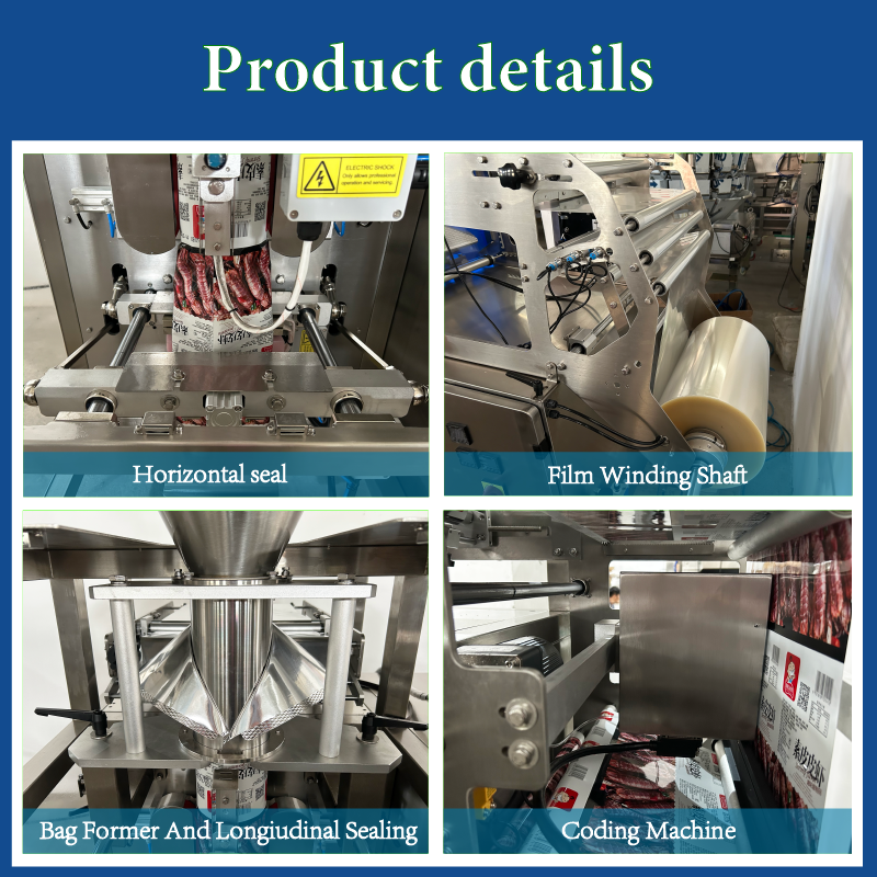 Automatic Multihead Combination Weigher Tea Coffee Bean Packaging Machine System