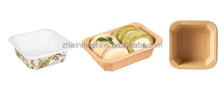 ZX-700 Automatic Octagonal Carton Box Thermoforming Machines Fruit Takeaway Cake Box Forming Making Machine Scene 3