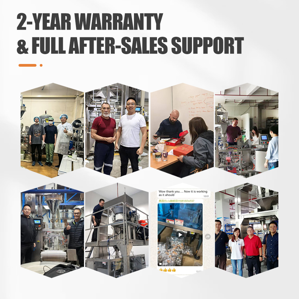 Automatic Stand up Pouch Cotton Gummy Hard Soft Candy Counting Packaging Machine Premade Zip Bag Doypack Filling Packing Machine