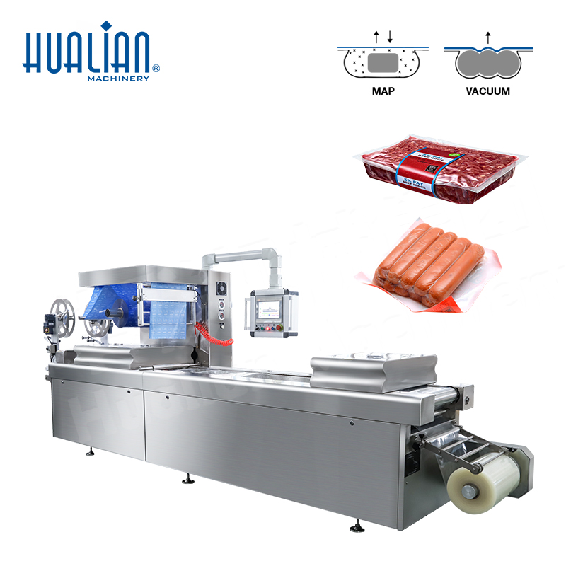 HVR-420A HUALIAN Continuous Vacuum Thermoforming Packaging Packing Machine for Date Palm | Saudi Dates | Arabian Dates