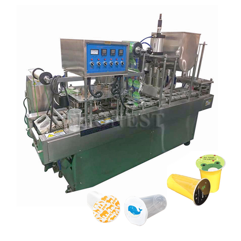 Industrial Automatic Cup Sealing Machine / Cup Filling Machine