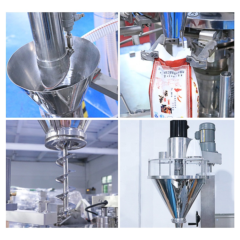 Automatic Packaging Stand up Zipper Bag Premade Pouch Fill Seal Chilli Milk Food Coffee Powder Bolsa Doypack Packing Machine