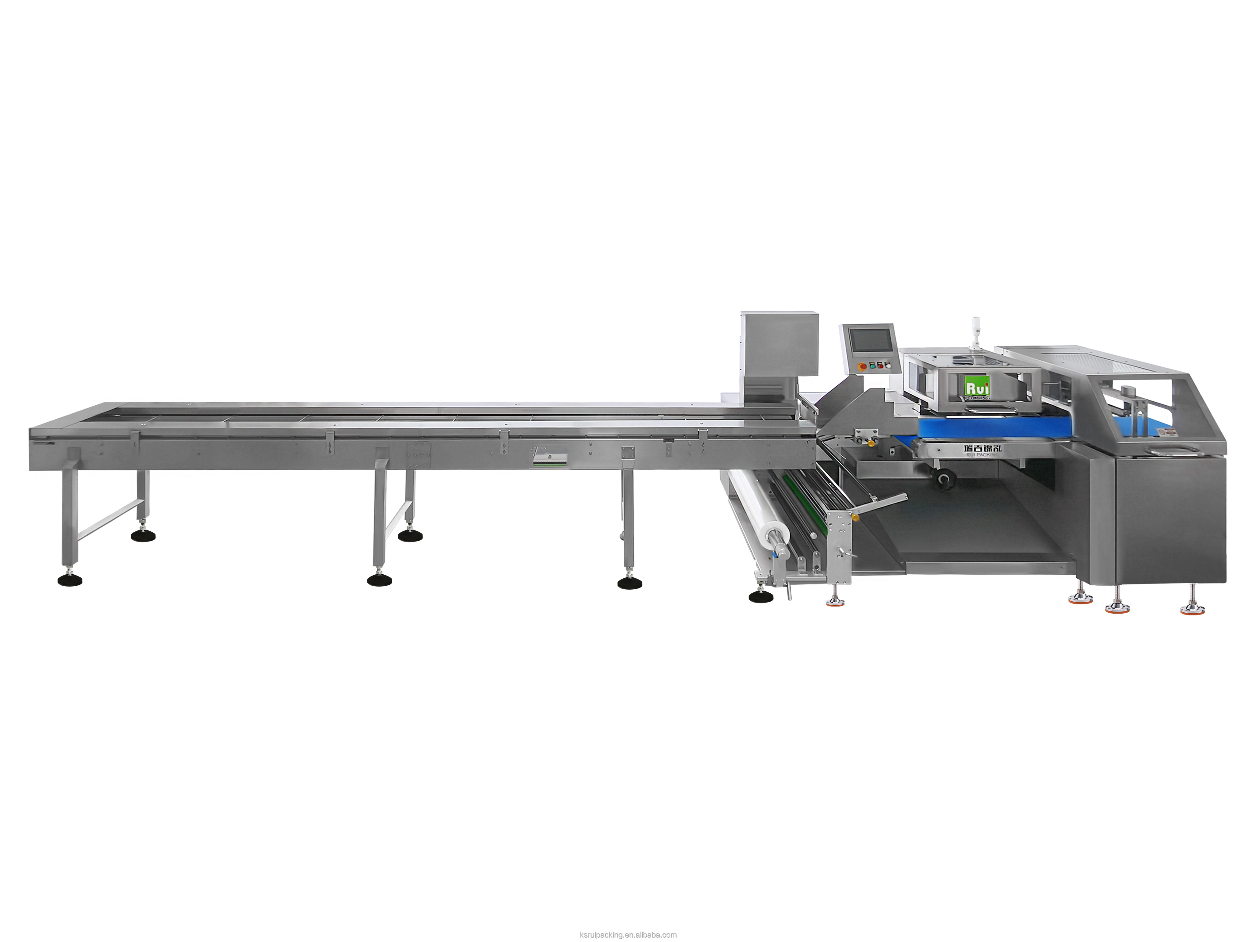 RHBB830 Advanced Horizontal Pillow Packaging Machine Automatic High Speed Flow Wrapper for Food