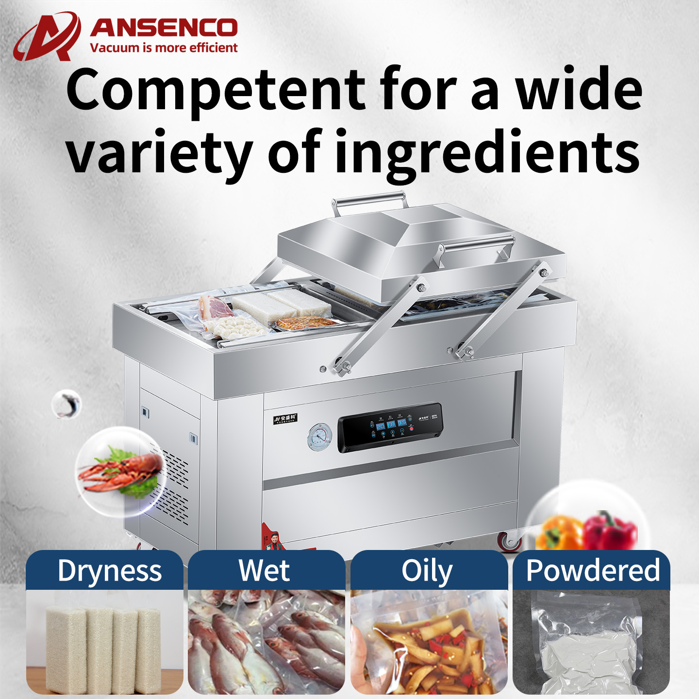 DZ600/2S Commercial Double Chamber Seal Industrial Thermoform Plastic Food Skin Package Sealer Machine Vacuum Packing Machine