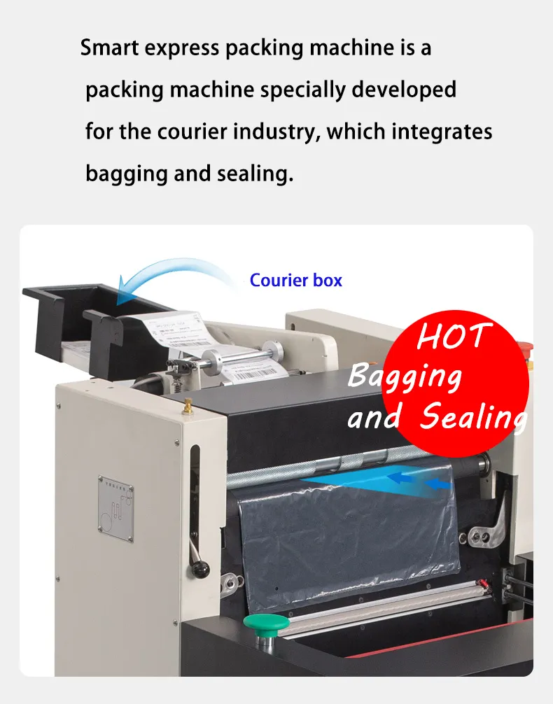DFD-40/40I/40A High-speed Express Bagging Machine Automatic Packing Machine Courier Bag Packaging Sealer Bag
