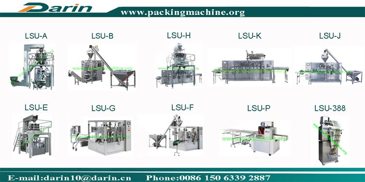 Rotary Pouch Packing Machine for Zipper With Stand-up Pouch