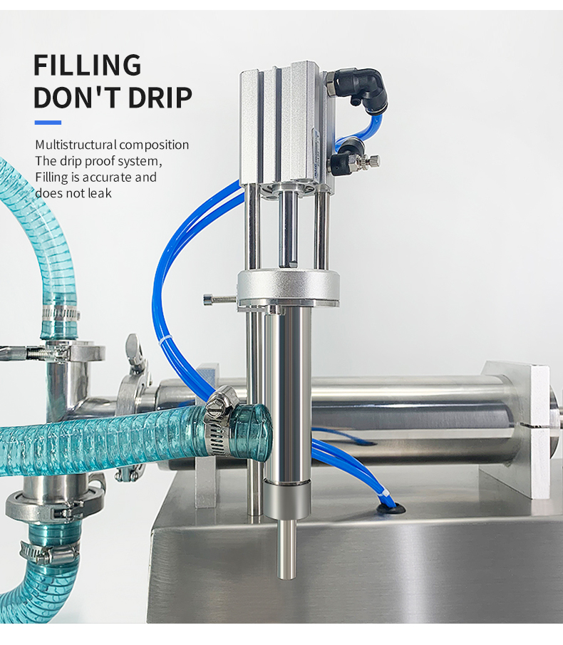 Liquid piston filling machine details 4