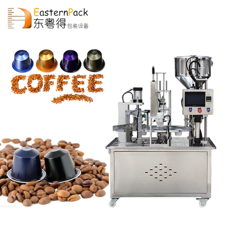 Automatic Nespresso K Cup Coffee Capsule Powder Liquid Filling Sealing Packing Machine