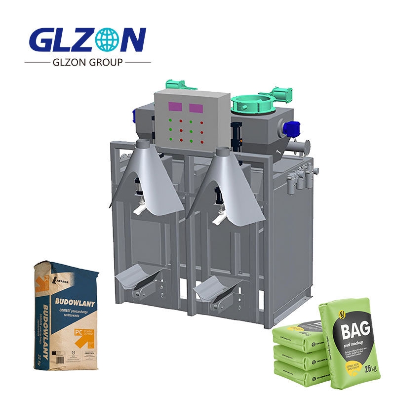 Fully Automatic Valve Bag Packaging Machine Pneumatic Bagging System with Ultrasonic Heat Sealing for Sand Powder Filling and Industrial Bag Packaging Processin
