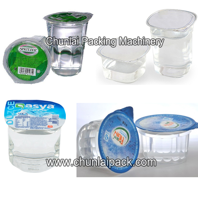 GF-4 Plastic Water Cup Washing Filling Sealing Machine