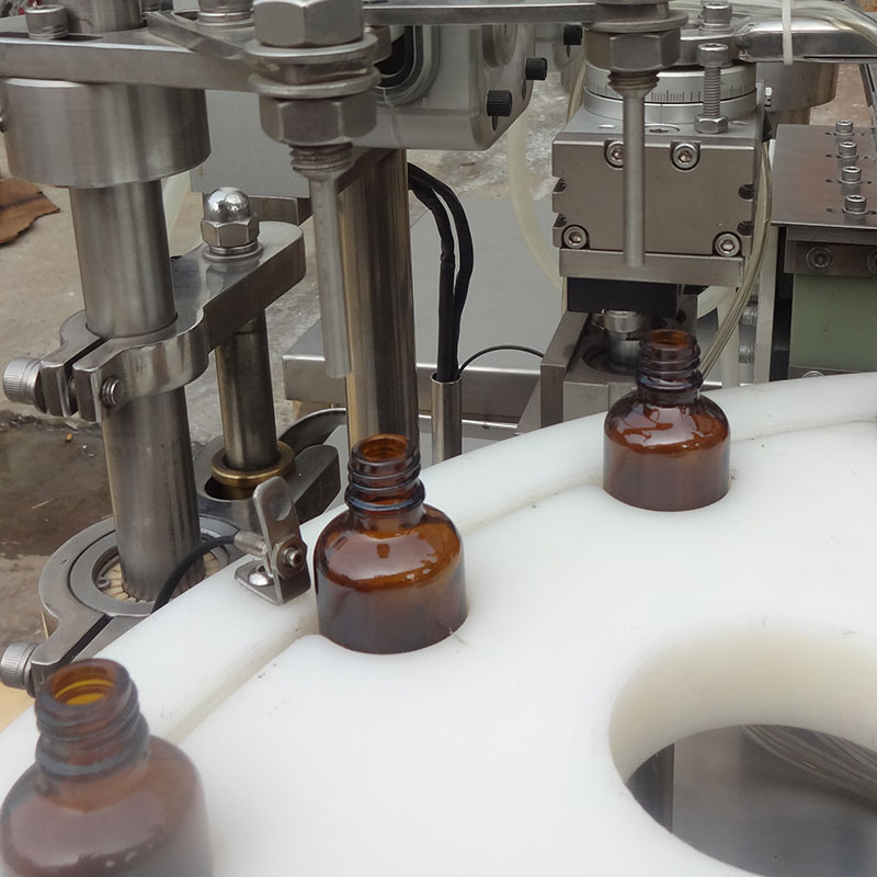 5ml 10ml 20ml Liquid Automatic Production Filler Packaging Line Full Auto Bottle Filling Capping Machine