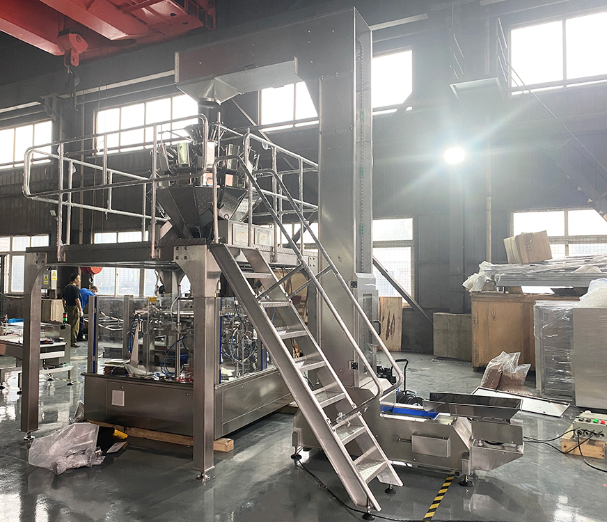 Automatic High-Accuracy Filling Sealing Stand Pouch Premade Bag Doypack Machine for Food Nuts Dried Fruit Plastic Laminated Film