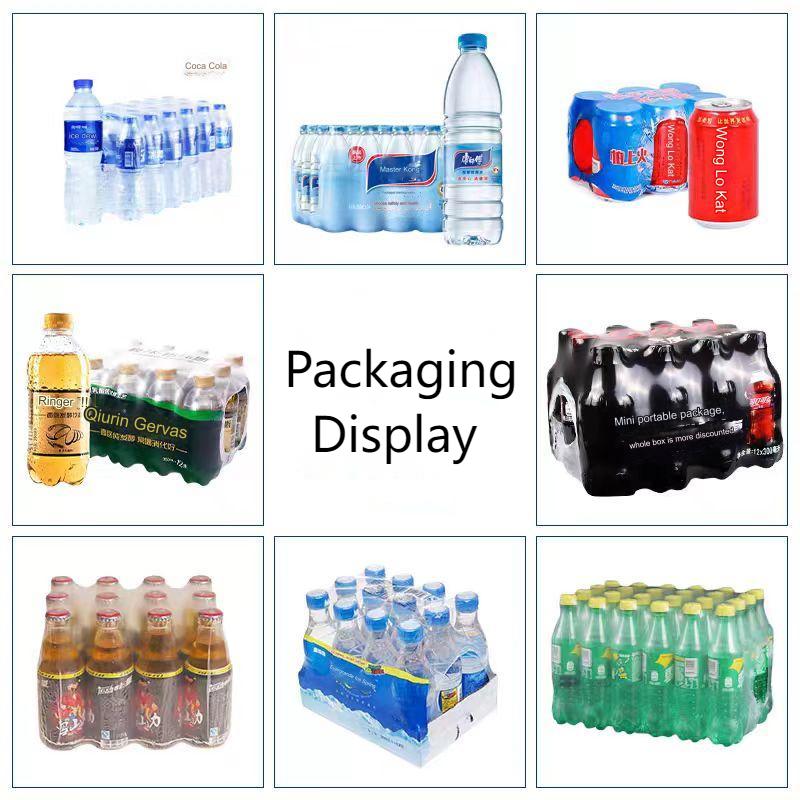 Automatic Mineral Water Sleeve Sealer Plastic PE/PVC Film Heat Tape Shrink Wrapping Machine For Pack Bottles/Boxes Machine