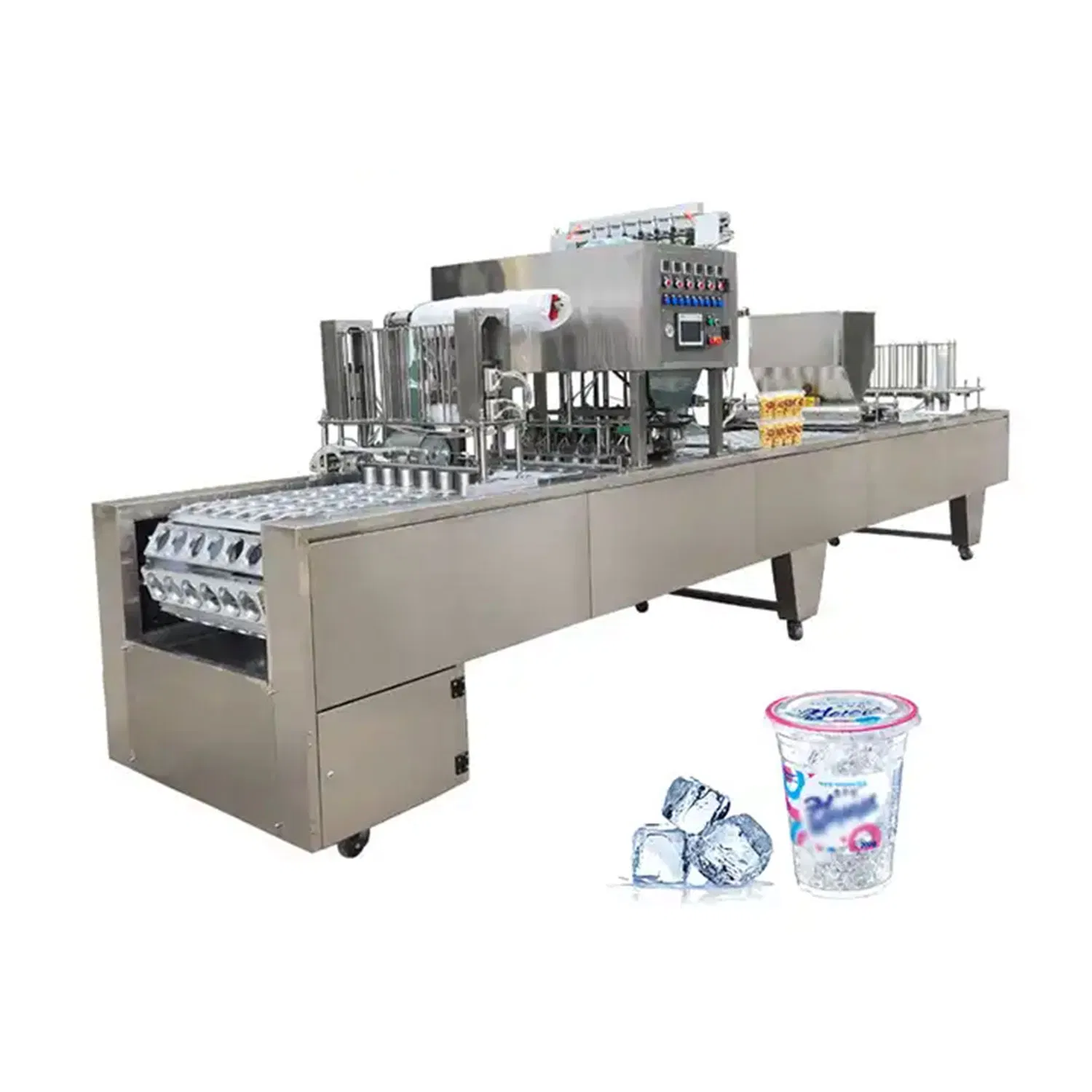 Automatic Water Cup Washing Filling and Sealing Machine Automatic Cup Filling Sealing Machine Automatic Cup Sealer